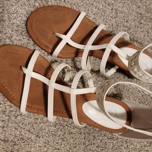 White Strappy Sandals